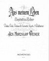 WEBER J.M. Septett ”Aus meinem Leben”  [Stimmen]