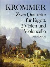 KROMMER 2 Quartette (B/Es) op. 46 - Stimmen