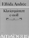 ANDREE, Elfrida Quintet e minor - score & parts