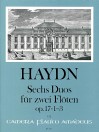 HAYDN 6 Duos fr 2 Flten op. 17 - Heft 1: 1-3