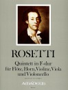ROSETTI Quintett F-dur (RWV B6-Bearb) - Part.u.St.