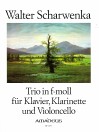 SCHARWENKA Trio in f-moll op. 26 - Score & parts