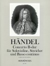 HÄNDEL Concerto B-dur, HWV 288 - Part.u.St.