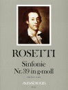 ROSETTI Sinfonie Nr.39 g-moll (RWV A42) - Partitur