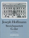 HOFFMANN J. 2. String quartet G major - First Ed.