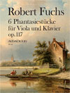 FUCHS R. 6 Phantasiestücke op. 117 (Viola/Klav)