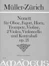 MÜLLER-ZÜRICH Nonett op. 21 - Part.u.St.