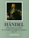 HÄNDEL Triosonate op. 5/1 A-dur (HWV 396) Heft I