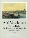 VOLCKMAR Trio B-dur für Klarinette, Cello, Klavier