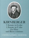 KIRNBERGER 7. Sonate G-dur, 1. Sonate C-dur