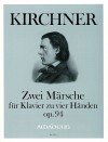 KIRCHNER Two marches op. 94 for piano four hands