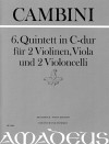 CAMBINI 6. Quintett C-dur [Erstdruck] Part.u.St