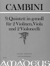 CAMBINI 9. Quintett g-moll [Erstdruck] Part.u.St