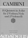CAMBINI 10. Quintett A-dur [Erstdruck] Part.u.St