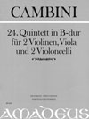 CAMBINI 24. Quintet B flat major [First Edition]