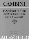 CAMBINI 25. Quintett F-dur [Erstdruck] Part.u.St