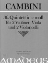 CAMBINI 36. Quintett c-moll [Erstdruck] Part.u.St