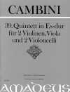 CAMBINI 39. Quintett Es-dur [Erstdruck] Part.u.St