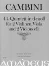 CAMBINI 44. Quintett d-moll [Erstdruck] Part.u.St