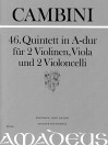 CAMBINI 46. Quintett A-dur [Erstdruck] Part.u.St