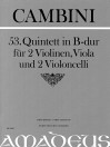 CAMBINI 53. Quintett B-dur [Erstdruck] Part.u.St