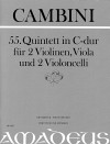 CAMBINI 55. Quintett C-dur [Erstdruck] Part.u.St