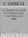 CAMBINI 64. Quintett a-moll [Erstdruck] Part.u.St
