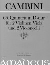 CAMBINI 65. Quintett D-dur [Erstdruck] Part.u.St