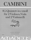 CAMBINI 85. Quintett c-moll [Erstdruck] Part.u.St