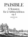 PAISIBLE J. 6 Sonaten op. 1 fr 2 Altblockflten