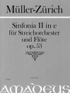MÜLLER-ZÜRICH Sinfonia II op. 53 - Partitur