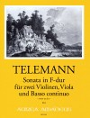 TELEMANN Sonate F-dur (TWV 43:F4) - Part.u.St.