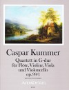 KUMMER C. Quartett op. 99/1 in G-dur - Part.u.St.