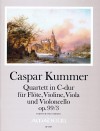 KUMMER C. Quartett op. 99/3 in C-dur - Part.u.St.