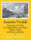 VIVALDI Concerto F major (RV 100) - Score & Parts