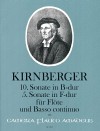 KIRNBERGER 10. Sonate B-dur· 5. Sonate F-dur