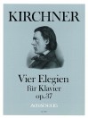 KIRCHNER Four elegies for piano op. 37