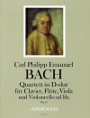 BACH C.PH.E Quartett D-dur (Wq 94) - Part.u.St.