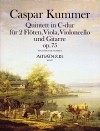 KUMMER Quintett C-dur op. 75 - Part.u.St.