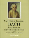 BACH C.PH.E Zwei Sonaten - Wq 76,78 - [hg. Brahms]