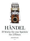 HNDEL 18 Stcke fr eine Spieluhr fr 2 Flten