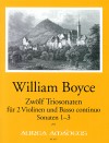 BOYCE 12 Triosonaten - Sonaten I-III