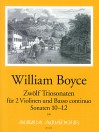 BOYCE 12 Triosonaten - Sonaten X-XII