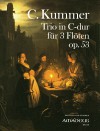 KUMMER Trio in C-dur op. 53 für 3 Flöten