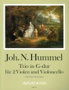 HUMMEL J.N. Trio G major for 2 violas and cello