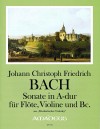 BACH J.CHR.F. Sonate A-dur - Flöte, Violine, Bc.