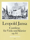JANSA Cantilene op. 84 in D-dur - Part.u.St.
