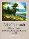 RUTHARDT Trio in G major op. 34 - Score & Parts