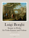 BORGHI Sonate D-dur für Viola d'amore und Violone