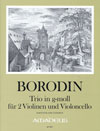 BORODIN Trio in g-moll für 2 Violinen und Cello